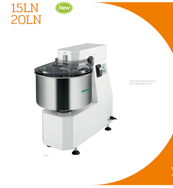 Pétrin à spirale Light 15L - 230V